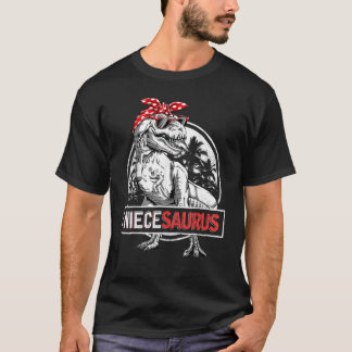 Niecesaurus Rex Dinosaur Niece Saurus Mother's Fam T-Shirt