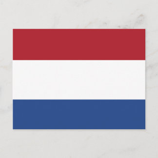 Niederlande Flagge Postcard