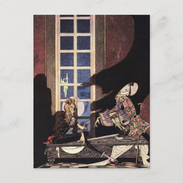 Nielsen's In Powder and Crinoline Postcard (Front)