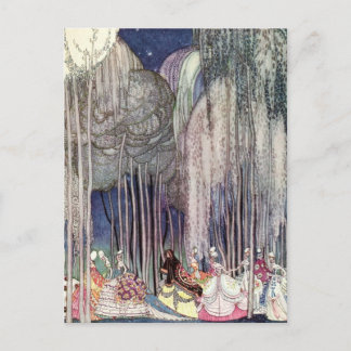 Nielsen's In Powder and Crinoline Postcard