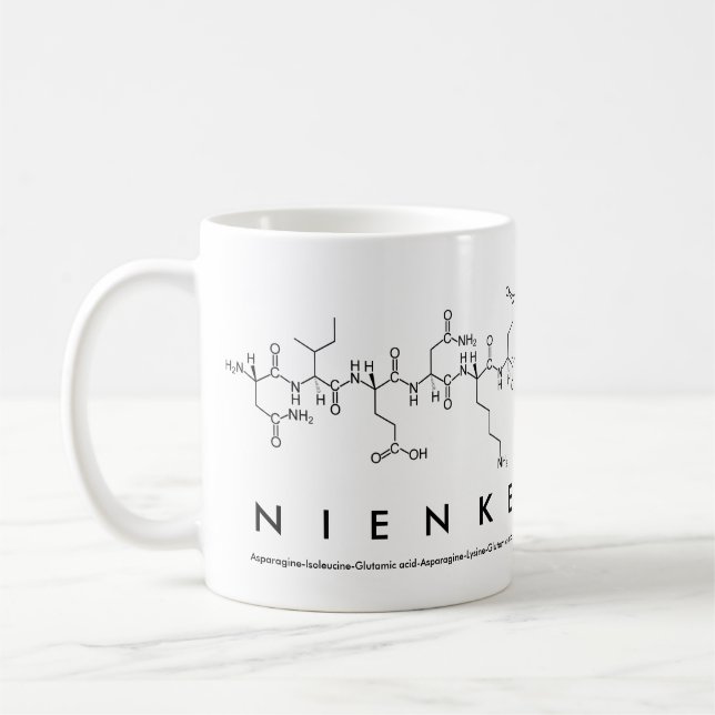 Nienke nom peptide mug (Gauche)