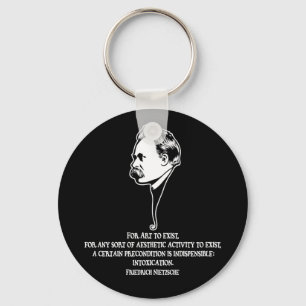 Nietzsche-art-1-DKT Keychain
