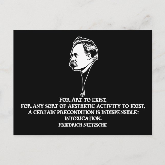 Nietzsche-art-1-DKT Postcard (Front)