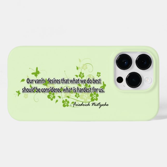 Nietzsche Case-Mate iPhone Case (Back (Horizontal))