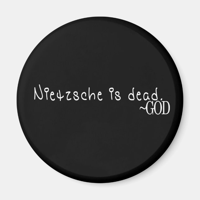 NIETZSCHE IS DEAD - GOD MAGNET (Front)