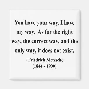 Nietzsche Quote 1a Magnet
