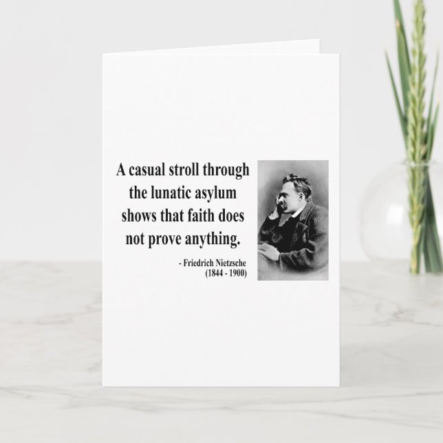 Nietzsche Quote 1b Card (Front)