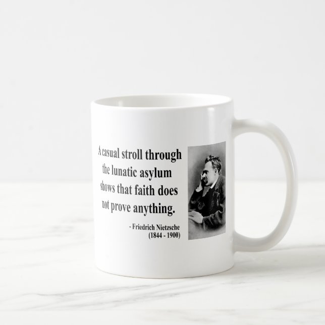Nietzsche Quote 1b Coffee Mug (Right)