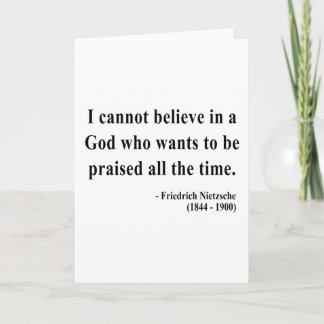 Nietzsche Quote 2a Card
