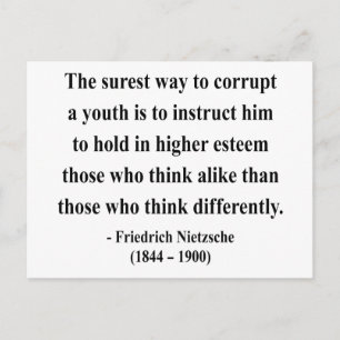 Nietzsche Quote 2a Postcard