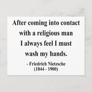 Nietzsche Quote 3a Postcard