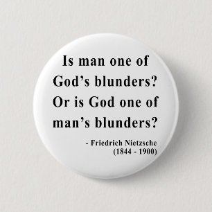 Nietzsche Quote 6a 2 Inch Round Button