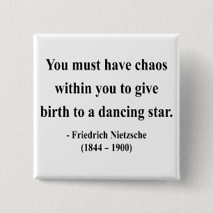 Nietzsche Quote 6a 2 Inch Square Button