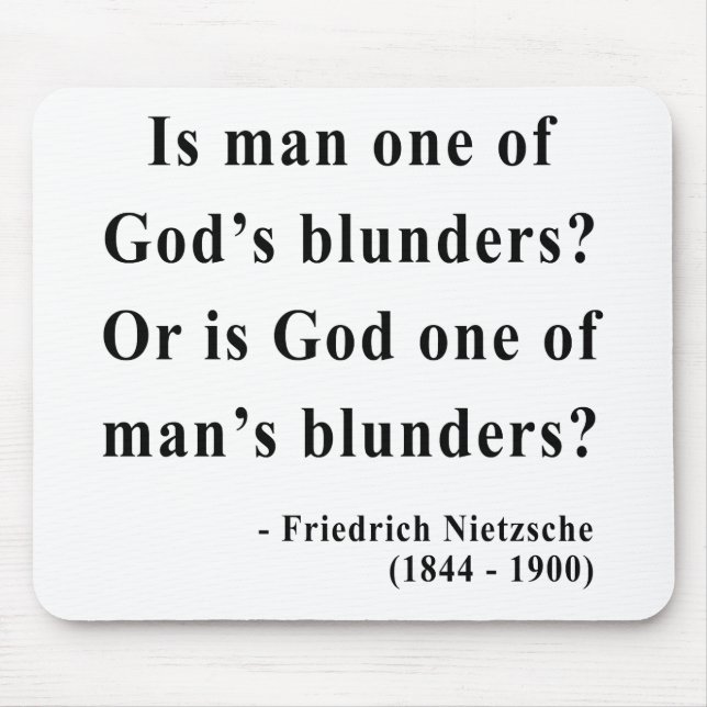 Nietzsche Quote 6a Mouse Pad (Front)