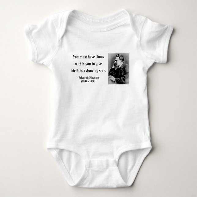 Nietzsche Quote 6b Baby Bodysuit (Front)