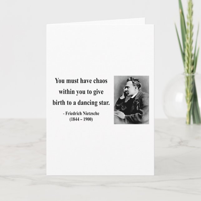 Nietzsche Quote 6b Card (Front)