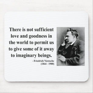 Nietzsche Quote 7b Mouse Pad