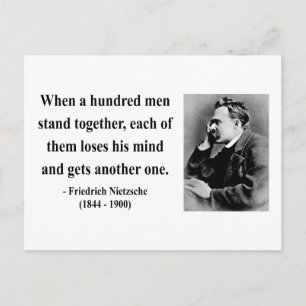 Nietzsche Quote 7b Postcard