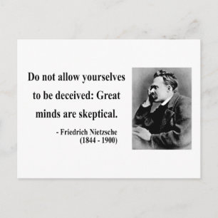 Nietzsche Quote 9b Postcard