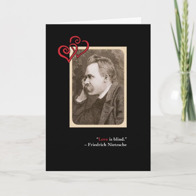 Nietzsche Sweet Valentine's Day Card #1 (Front)