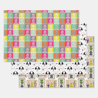 Nietzsche - Three Designs Wrapping Paper Sheet
