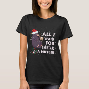 Niffler Christmas Shirt, All I Want for Christmas T-Shirt