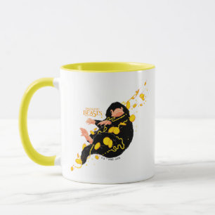 Niffler Floating With Gold Mug