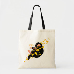 Niffler Floating With Gold Tote Bag