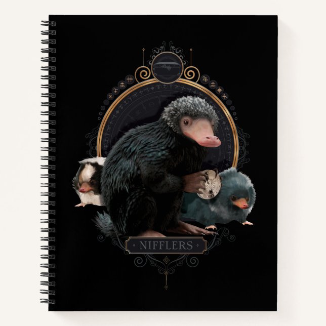 NIFFLER™s Art Nouveau Portrait Notebook (Front)