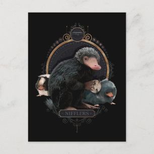 NIFFLER™s Art Nouveau Portrait Postcard