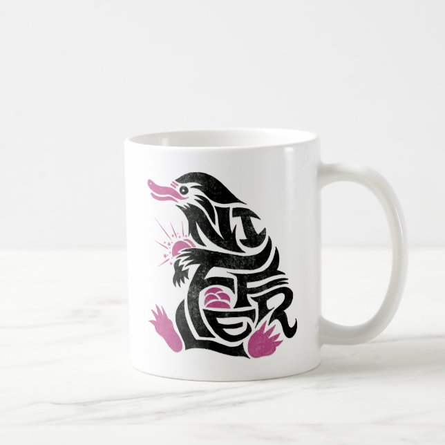 NIFFLER™ Typography Graphic Coffee Mug (Right)