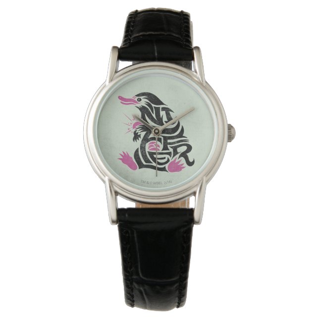 NIFFLER™ Typography Graphic Watch (Front)