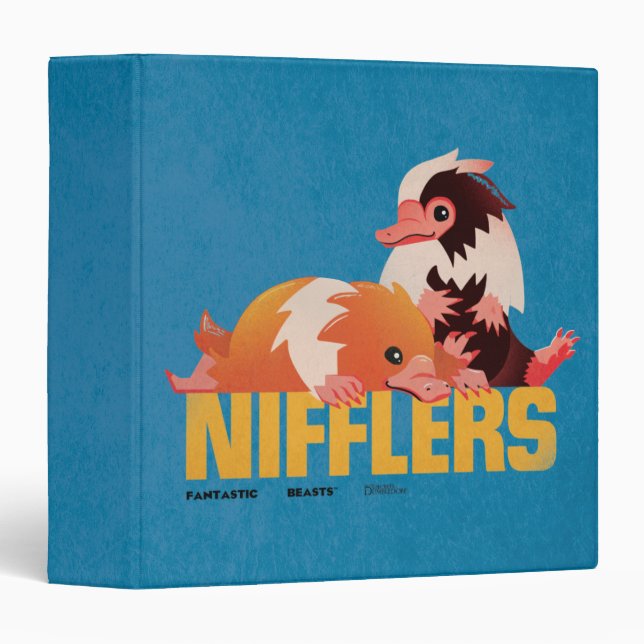 Nifflers Vintage Graphic Binder (Front/Spine)