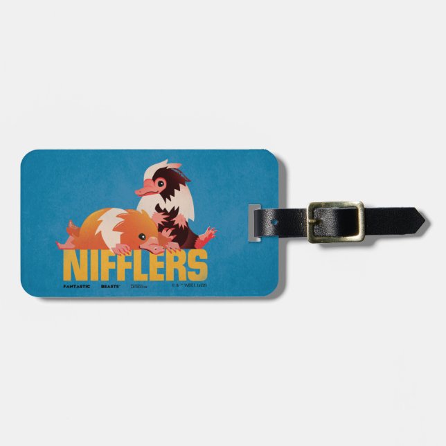 Nifflers Vintage Graphic Luggage Tag (Front Horizontal)