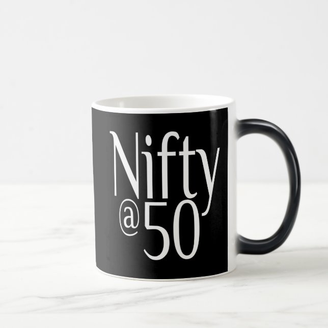Nifty at Fifty Magic Mug (Right)