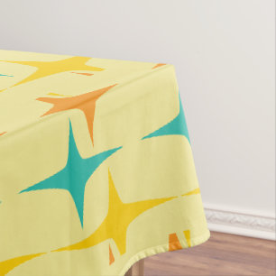 Nifty fifties - large triple starburst table cloth