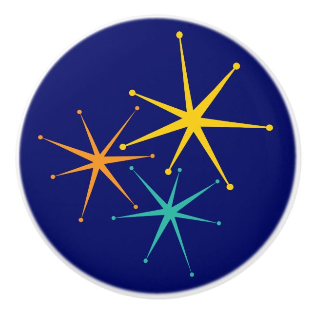 Nifty fifties - triple star burst knob (Front)