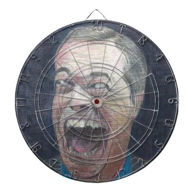 Nigel Farage dartboard (Front)