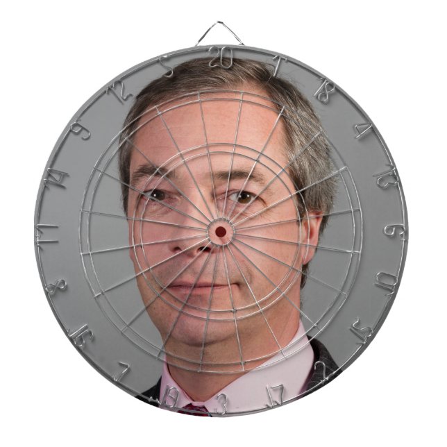 Nigel Farage Dartboard (Front)