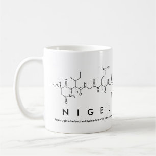 Nigel peptide name mug