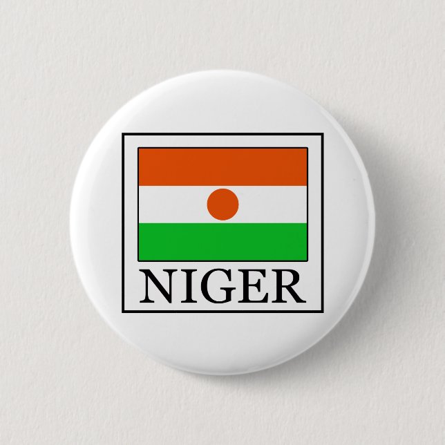 Niger 2 Inch Round Button (Front)