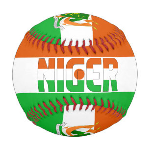 Niger Flag and Coat of Arms Patriotic Baseball