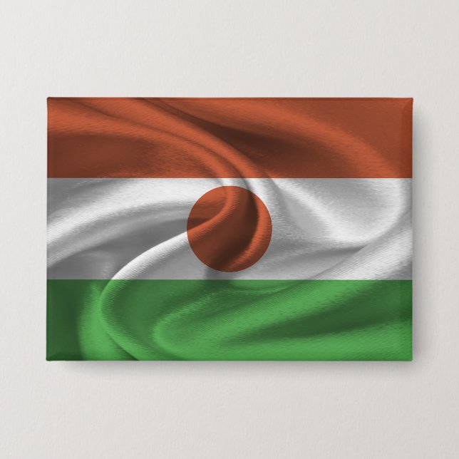 Niger Flag Button (Front)