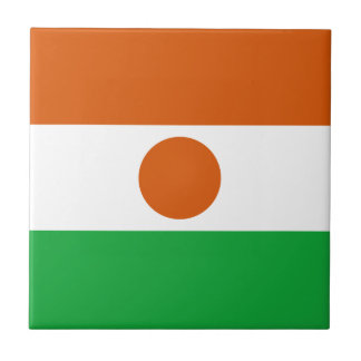 Niger Flag Ceramic Tile