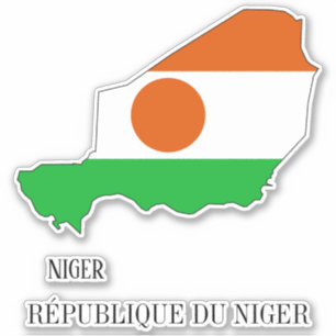 Niger Flag Charming Patriotic Map