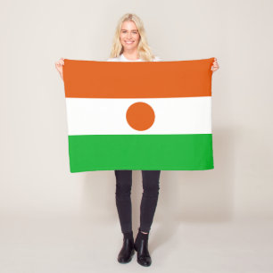 Niger Flag Fleece Blanket
