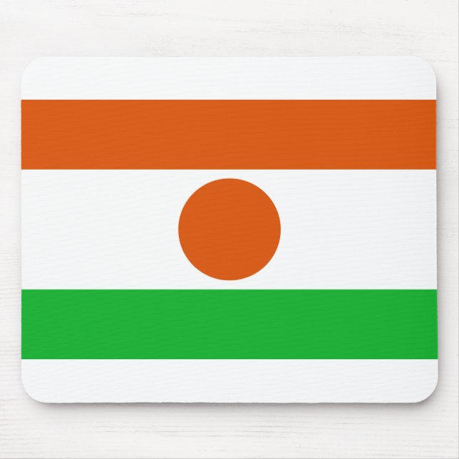 Niger Flag Mouse Pad (Front)