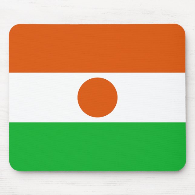 Niger Flag Mouse Pad (Front)
