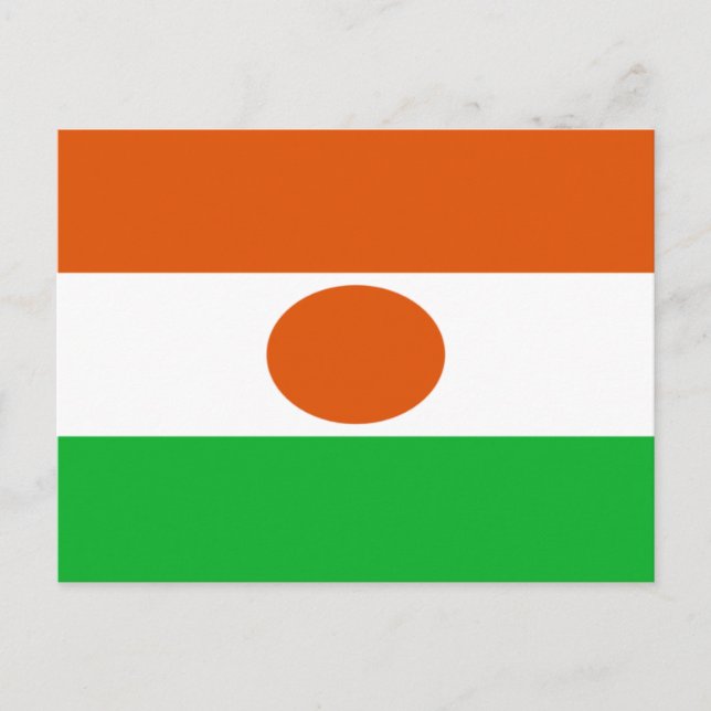 Niger Flag Postcard (Front)