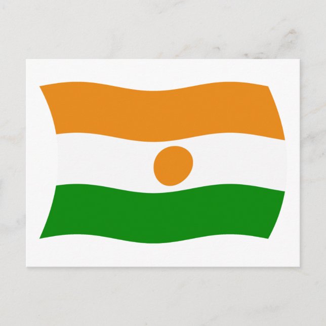 Niger Flag Postcard (Front)